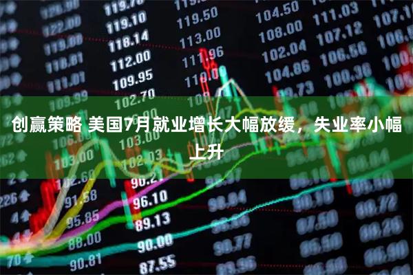 创赢策略 美国7月就业增长大幅放缓，失业率小幅上升