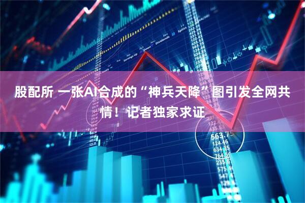 股配所 一张AI合成的“神兵天降”图引发全网共情！记者独家求证